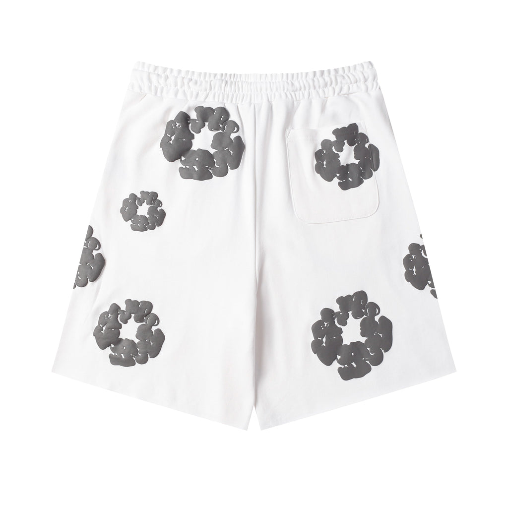 denim tears shorts 'white-black'