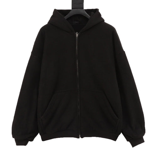 Balenciaga-Street View Teddy Hooded Jacket