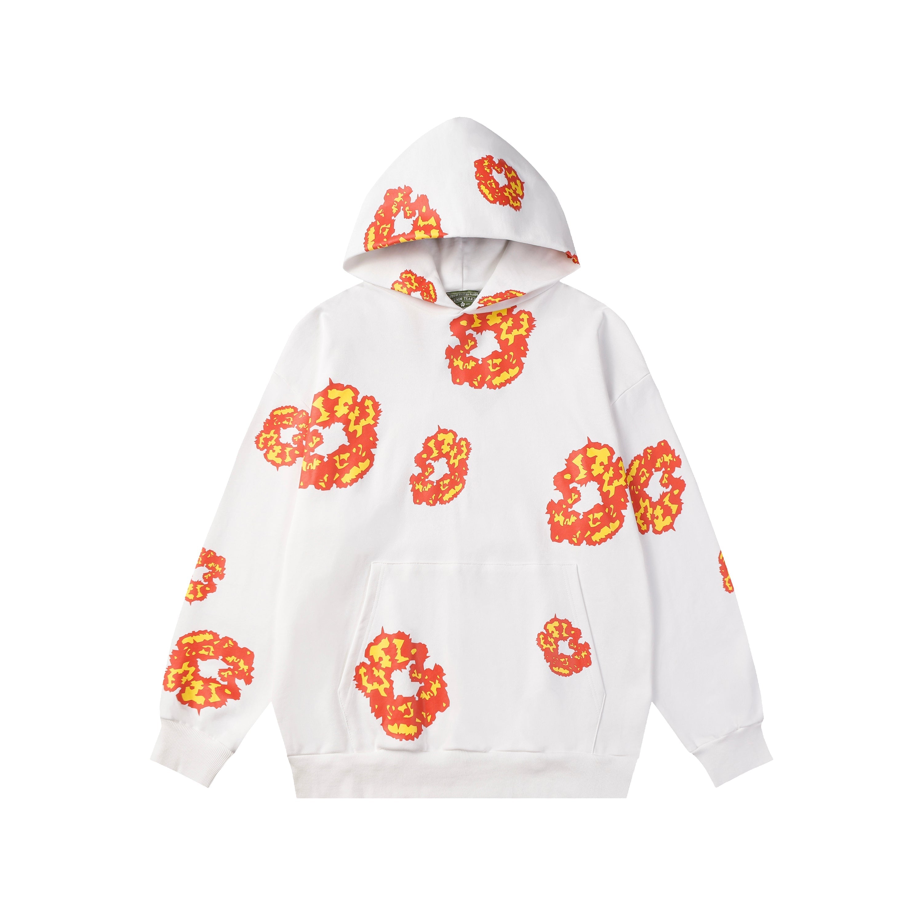 Denim Tears Hoodie 'white-orange'