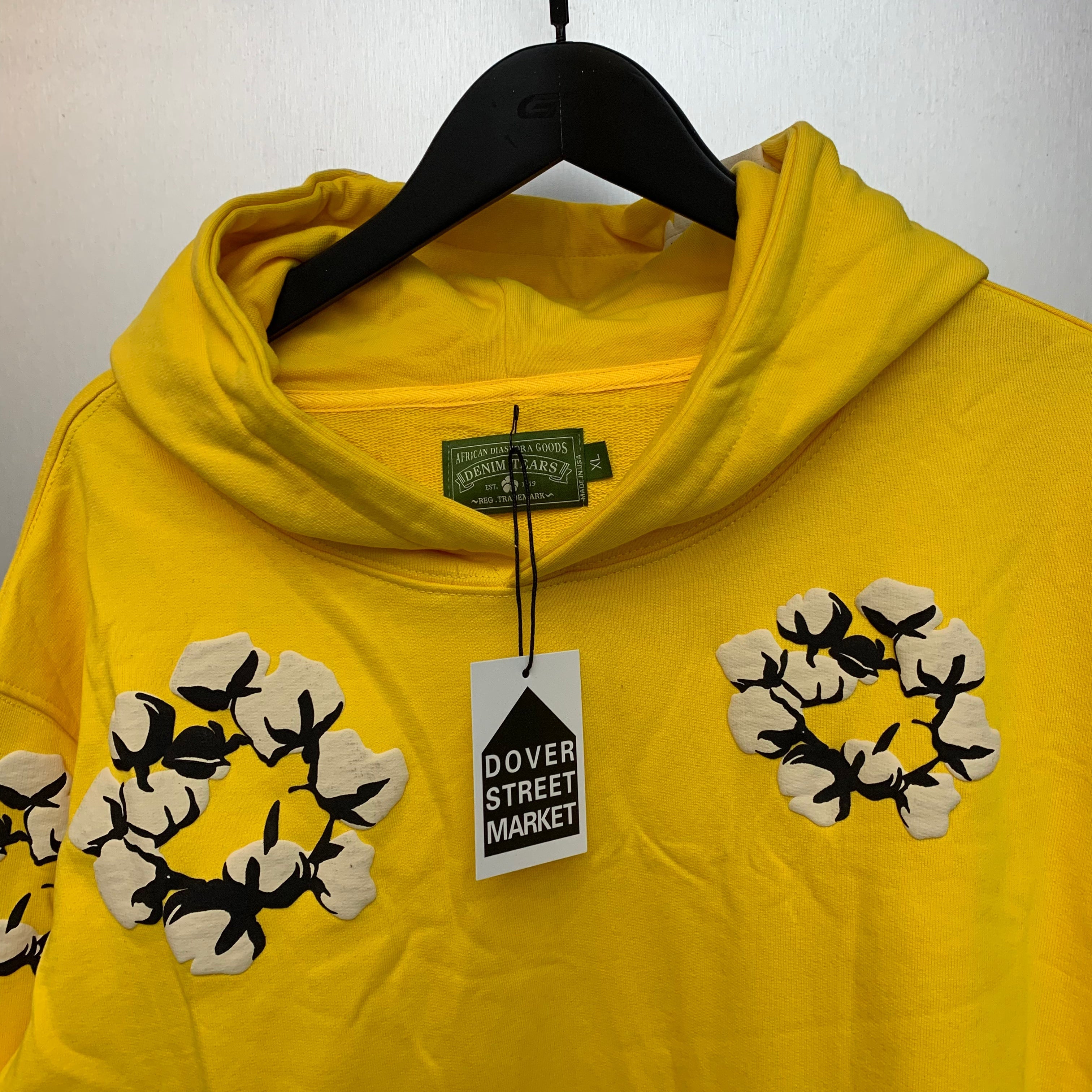 Denim Tears Hoodie 'yellow'