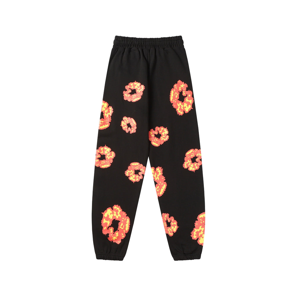 denim tears sweatpants ‘black-orange’