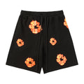 denim tears shorts 'black-orange'