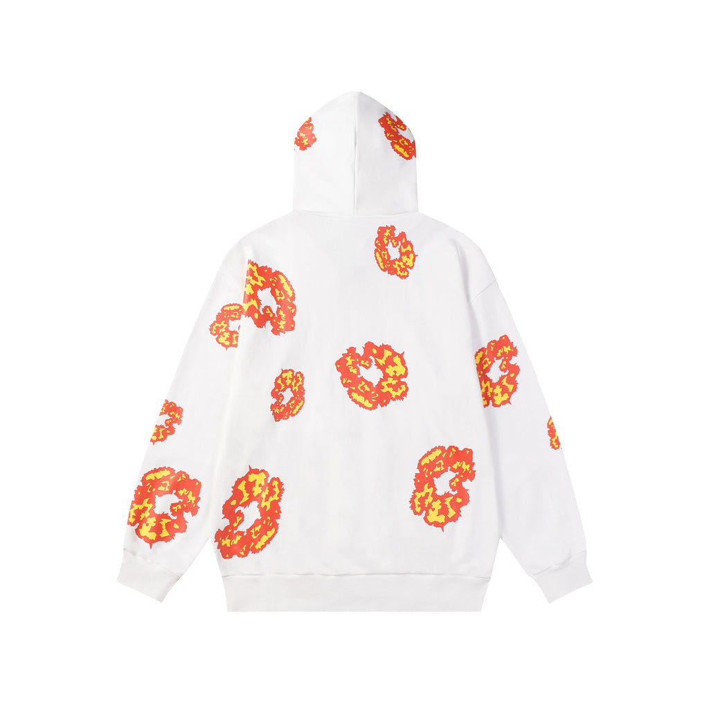 Denim Tears Hoodie 'white-orange'