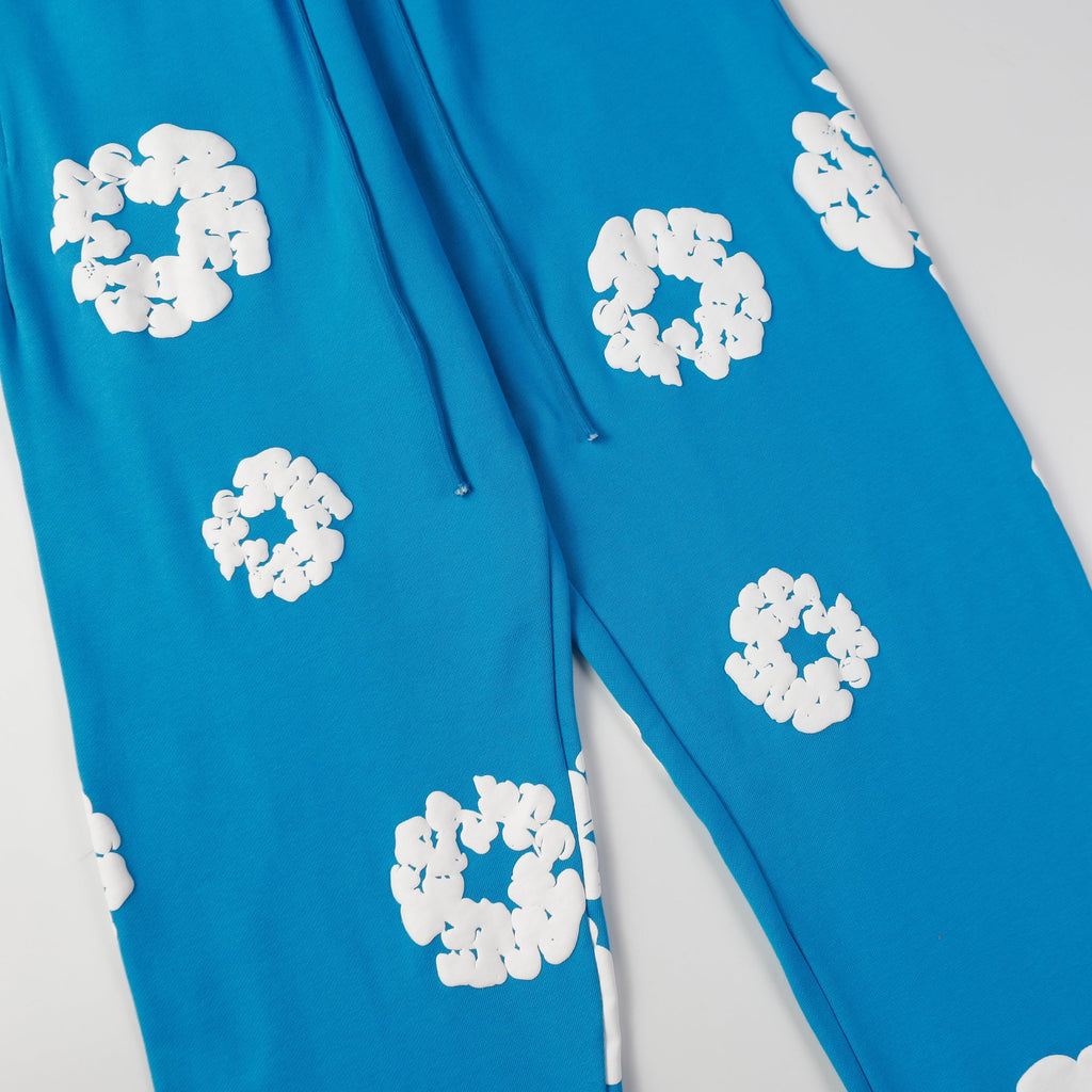 denim tears sweat pants 'cyan'
