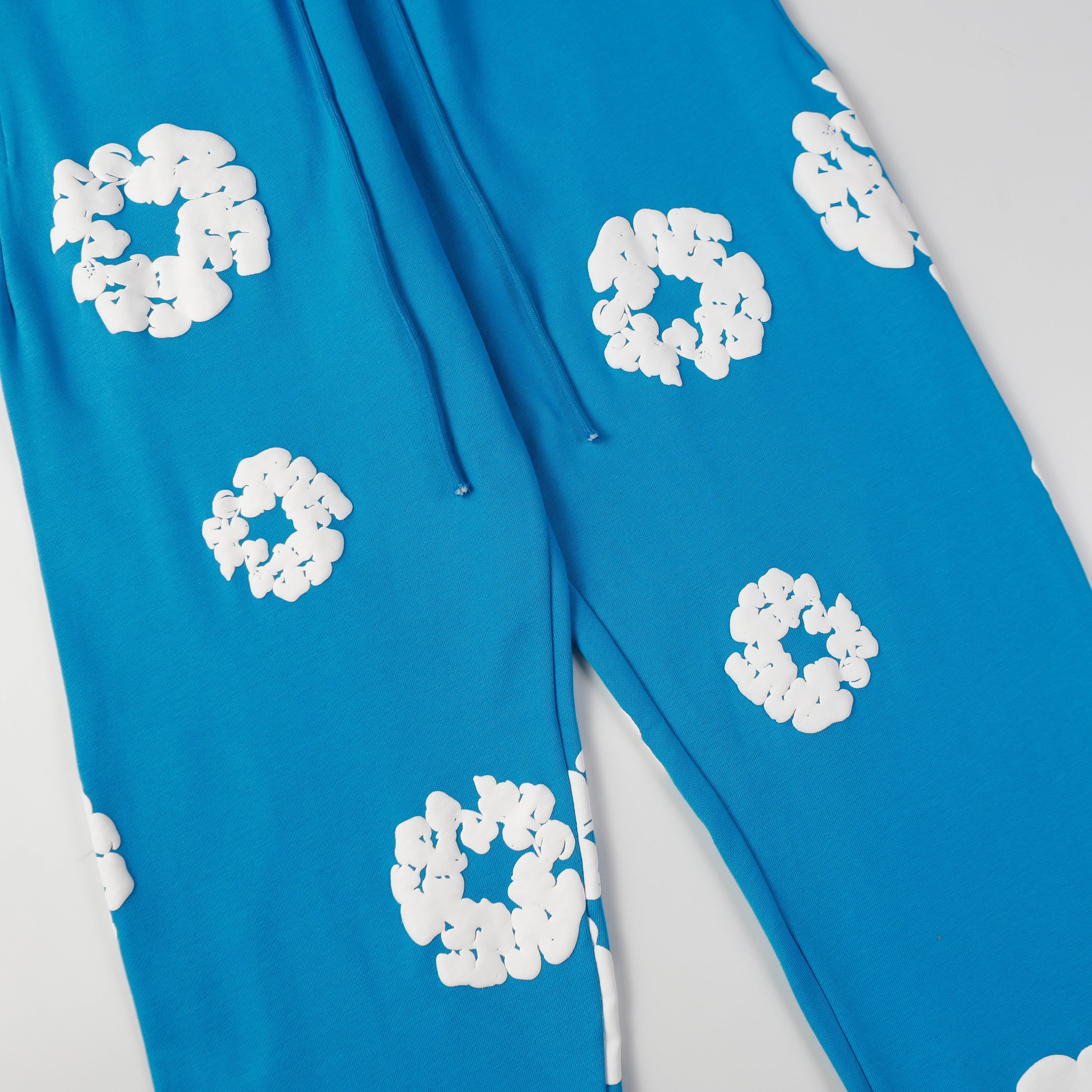 denim tears sweat pants 'cyan'