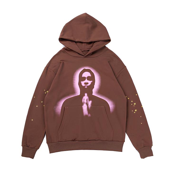 Sp5der "Brown" - Hoodies