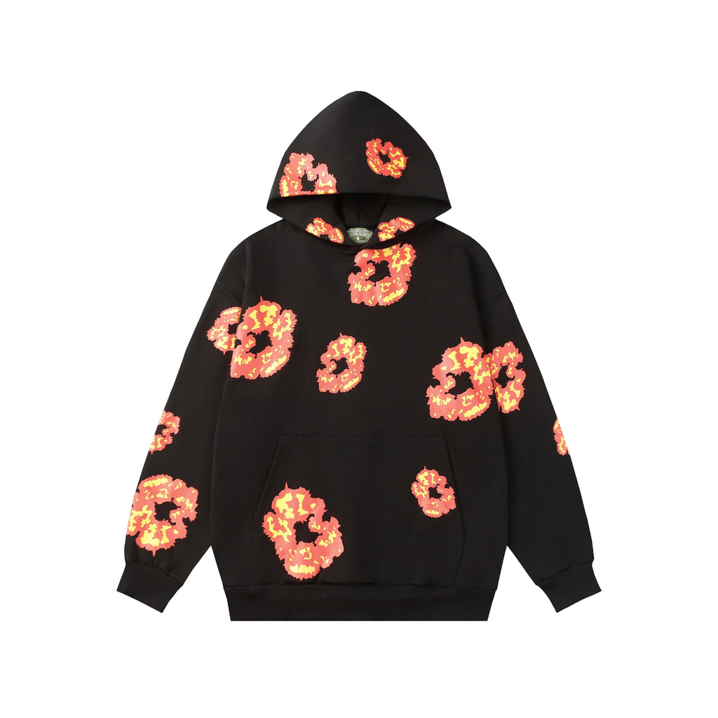 Denim Tears Hoodie 'black-orange'