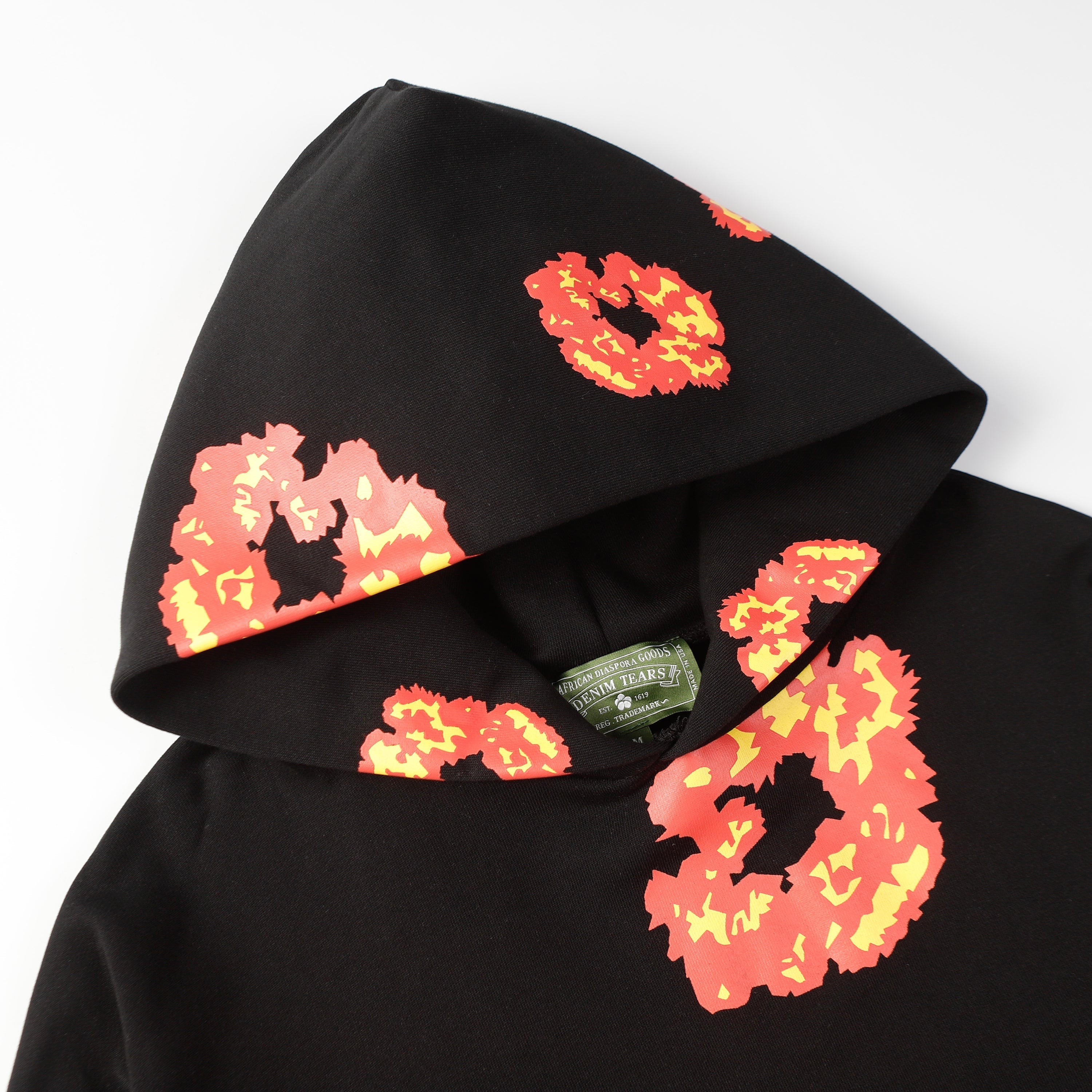 Denim Tears Hoodie 'black-orange'